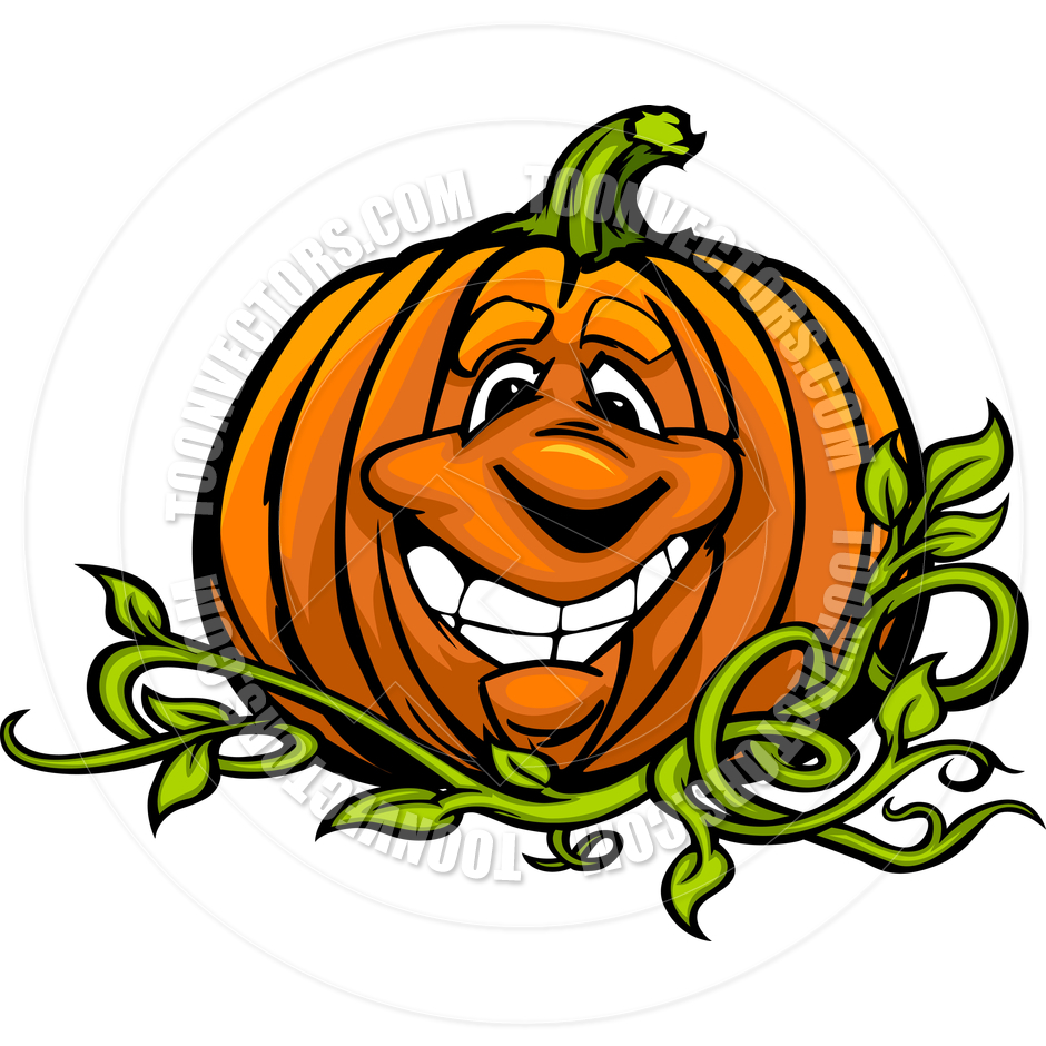 940x940 Happy Halloween Jack O' Lantern Pumpkin Head Cartoon Vector