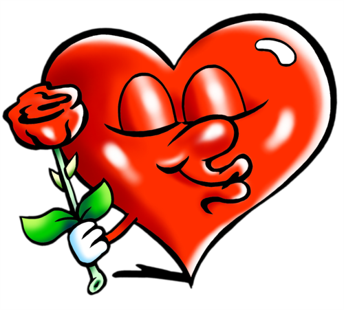 500x451 Joli Tube Szeretettel ++ Happy Heart, Clip Art