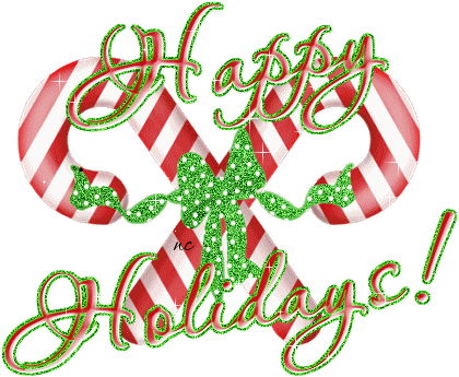 420x345 Happy Holidays Animated Clipart