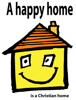 303x400 Image A Happy Home Is A Christian Home