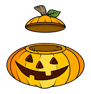 290x300 Cute Jack O' Lantern