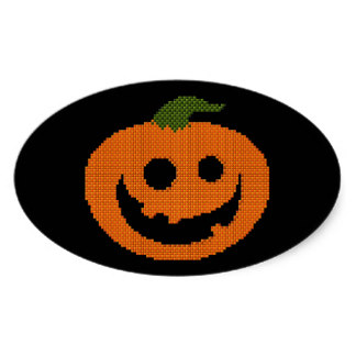 324x324 Happy Pumpkin Smiles Stickers Zazzle