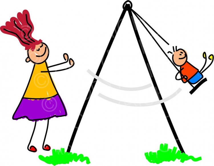 750x581 Swing Clipart Kid Happy