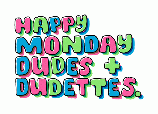 512x370 Happy Monday Dudes Clipart