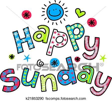 450x409 Stock Illustration Of Happy Monday Cartoon Text Clipart K21852746