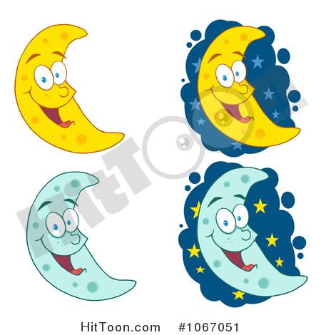 450x470 Moon Clipart