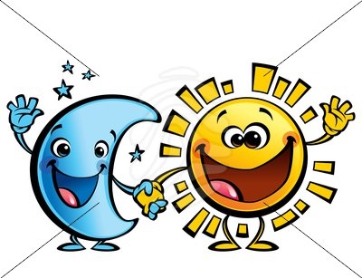 400x307 Sun And Moon Clipart Many Interesting Cliparts
