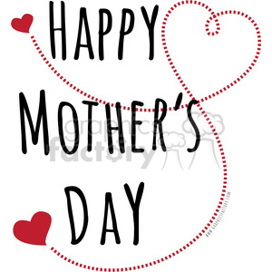 300x300 Royalty Free Happy Mothers Day Love 394847 Vector Clip Art Image