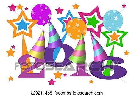 450x324 Stock Illustration Of Happy New Year 2016 K29211458
