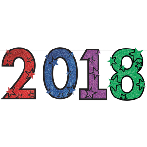 300x300 Happy New Year Giant Banner 1.65m Peeks