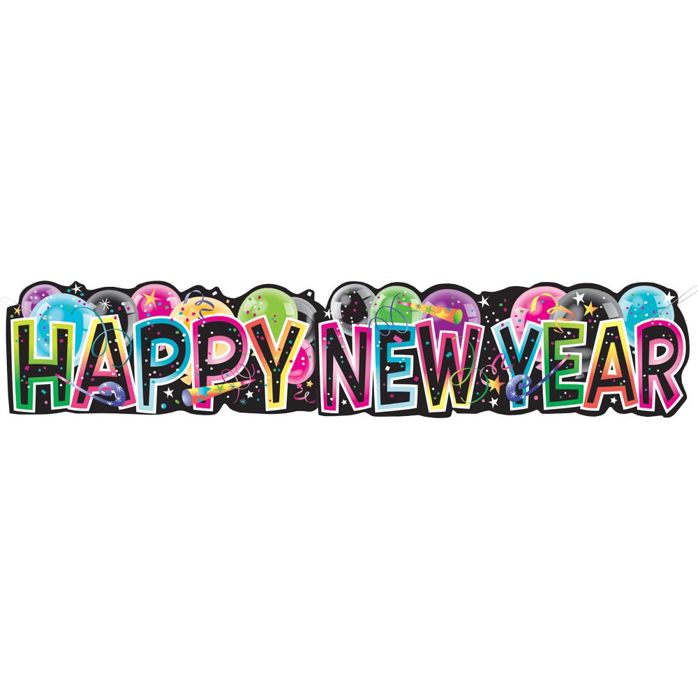 1000x1000 Hapy New Year Banner Happy New Year Red Banner Transparent Png