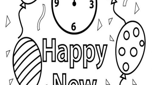 500x280 Luxury New Years Coloring Pages Coloring Pages Activities