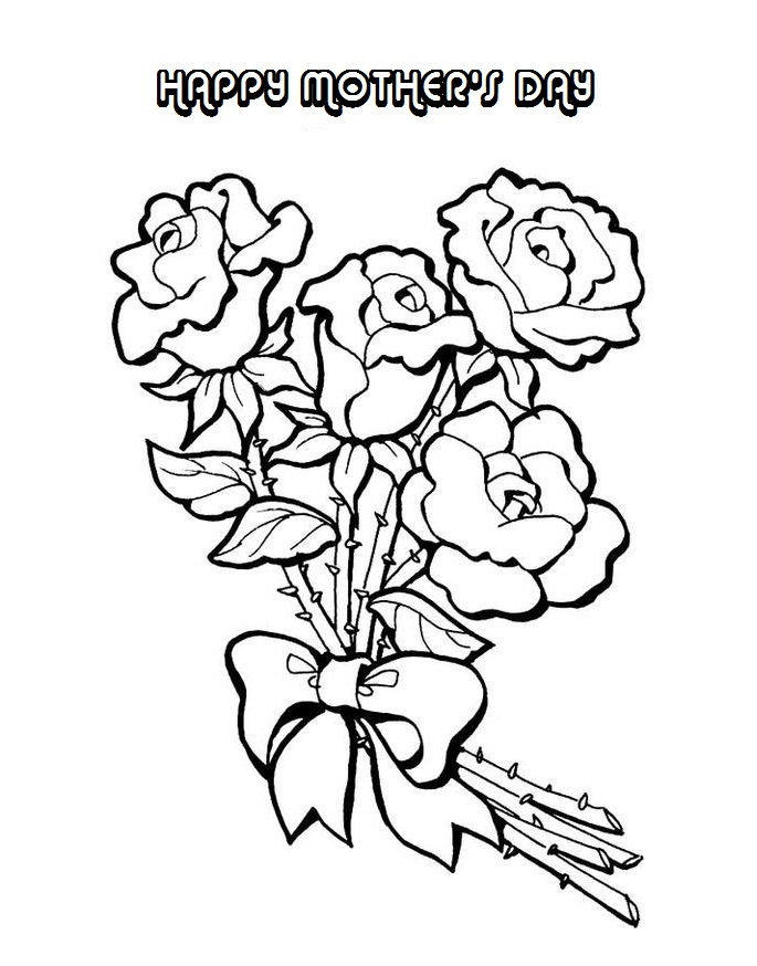 685x874 Mother's Day Coloring Pages