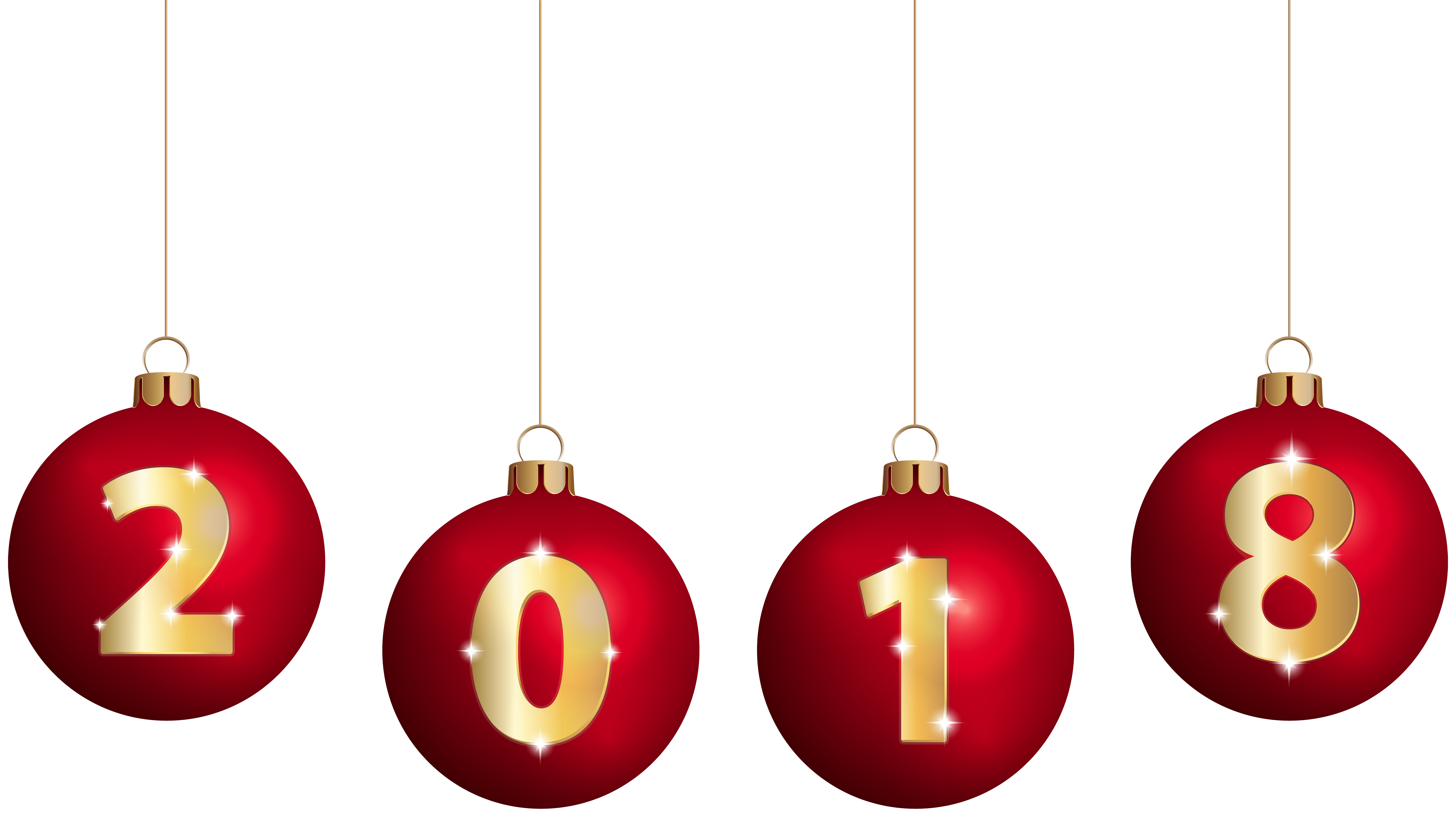 8000x4533 Latast Happy New Year 2018 Png