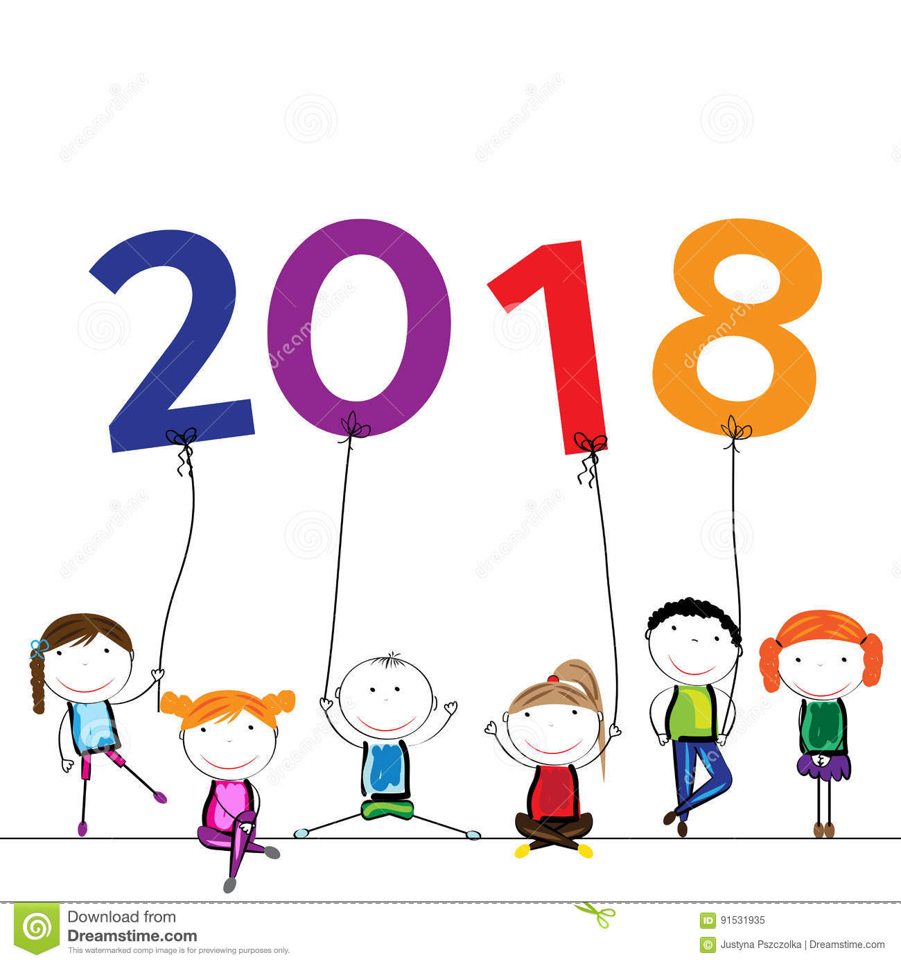 1300x1390 Happy New Year 2018 Clip Art Free Festival Collections