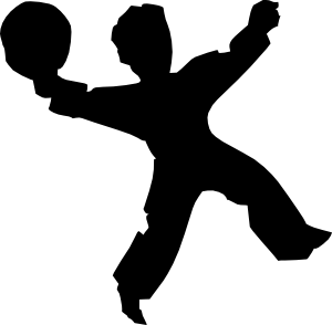 300x294 Jumping Person Clipart