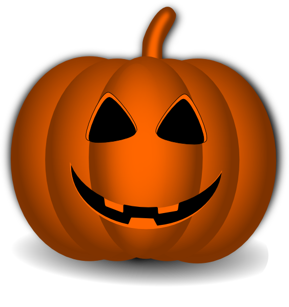564x598 Happy Pumpkin Clip Art