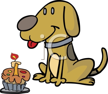 350x306 Happy Birthday Dog Clipart