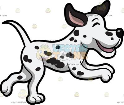 400x341 A Happy And Playful Dalmatian Puppy With Deck Of A Cruise Ship