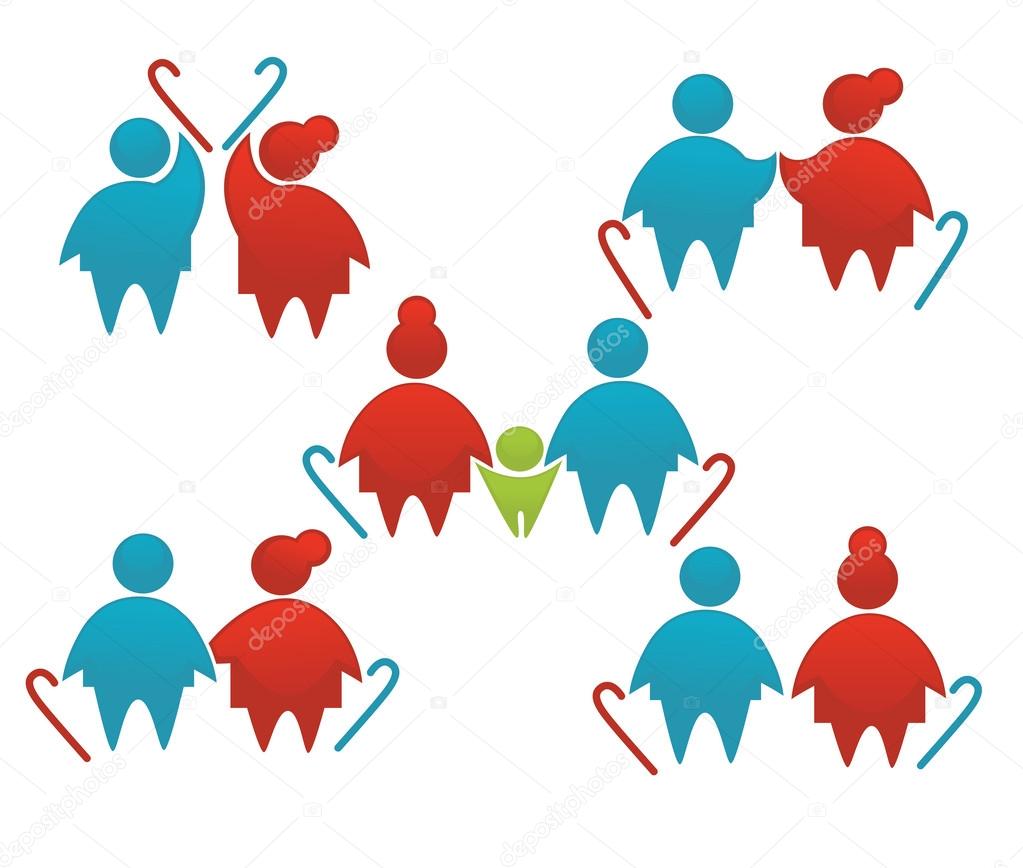 1023x868 Happy Retirement Vector Collection Of Old People Symbols Stock