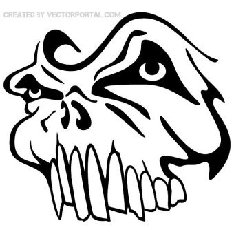 340x340 Skull Bones Vectors Download Free Vector Art Amp Graphics