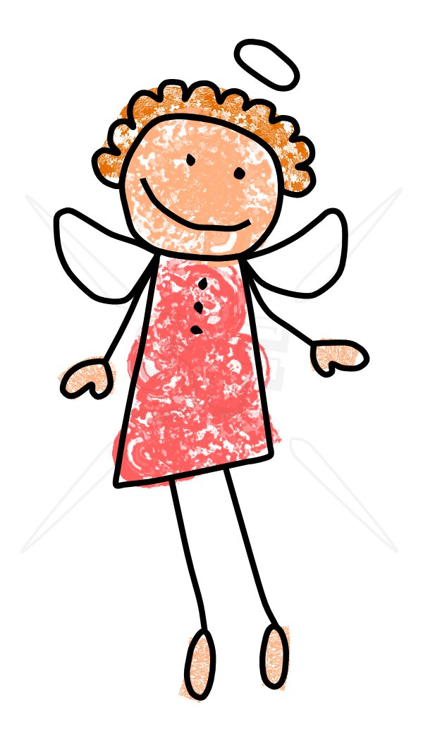 600x1050 Stick Figure Clip Art Angel Stick Figures Clip Art Stick