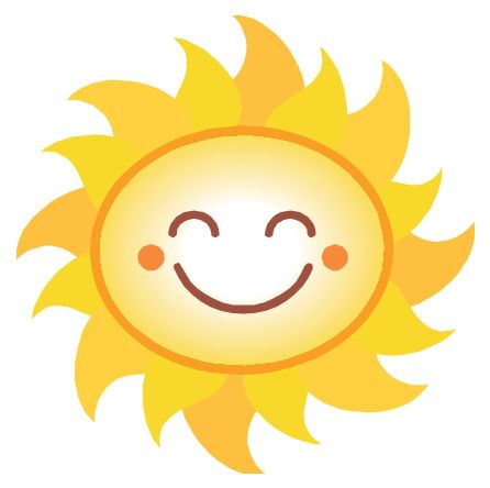446x444 Happy Sun Images About Sun On Clip Art