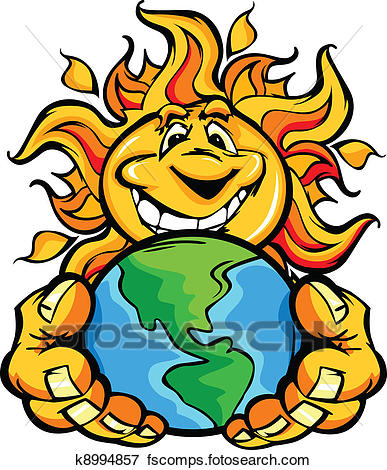 387x470 Clip Art Of Solar Energy Happy Sun Cartoon K8994857