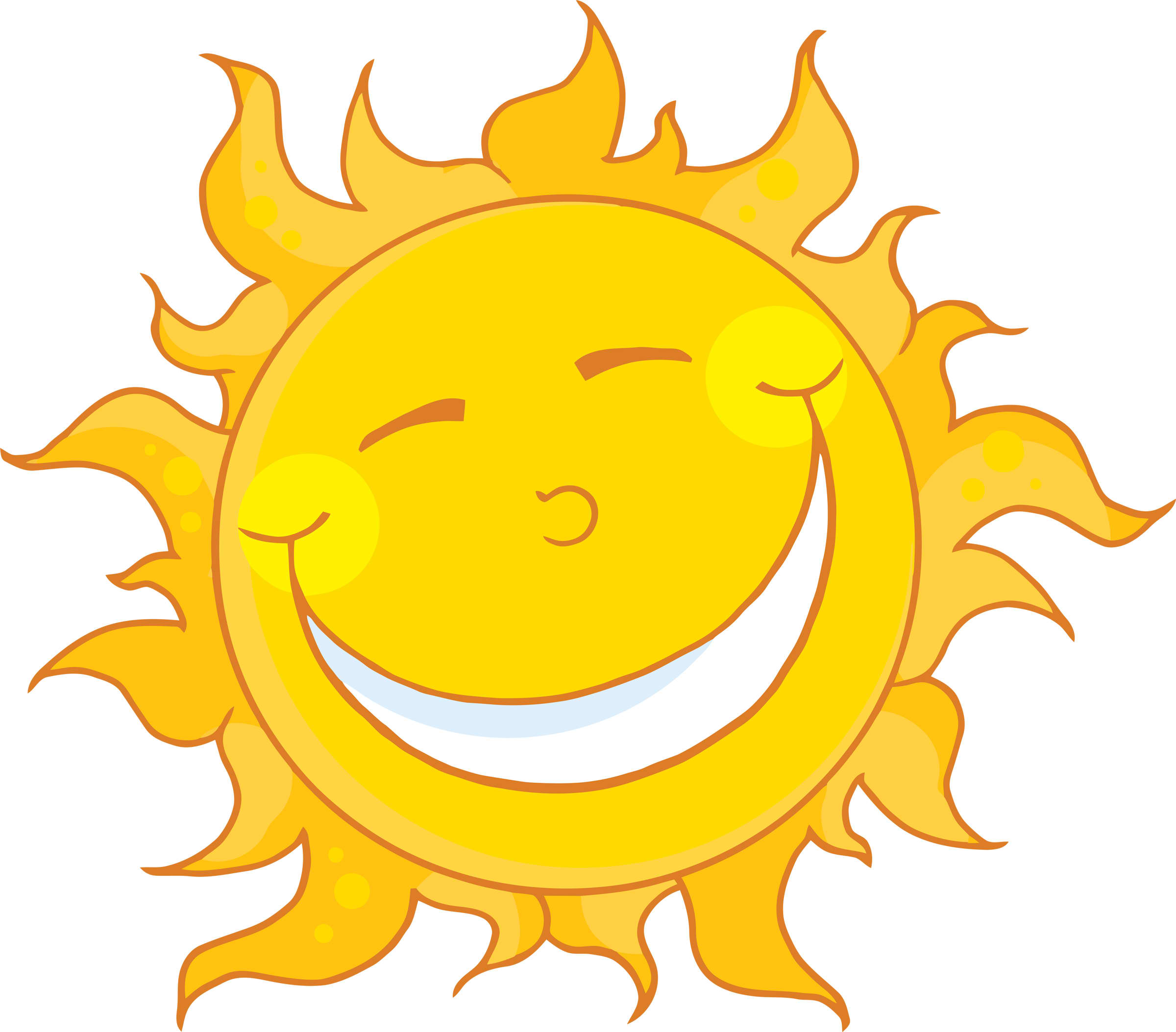 2400x2107 Sunlight Clipart Happy Sun