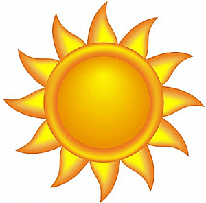300x296 Awesome Idea Sunshine Clipart Free Sun Clip Art To Brighten Your