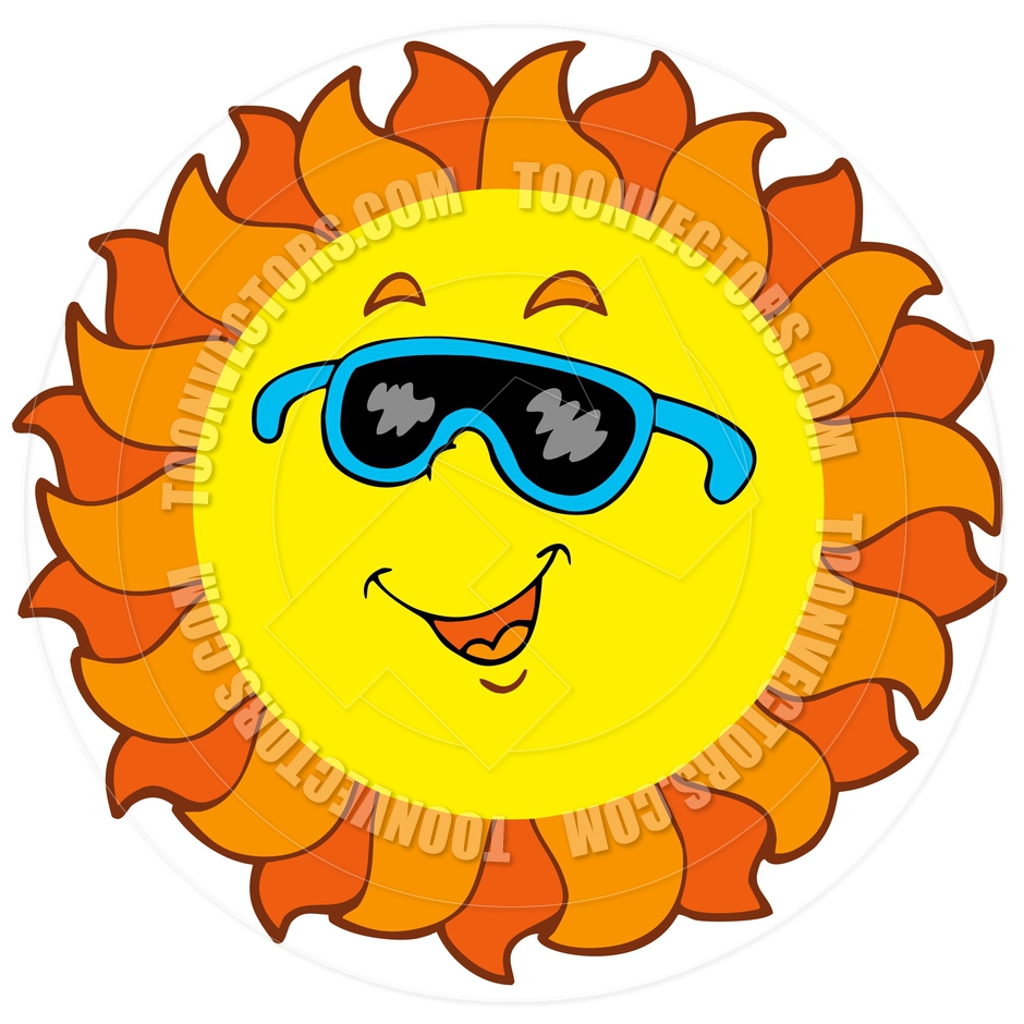 940x940 Cartoon Happy Sun By Clairev Toon Vectors Eps