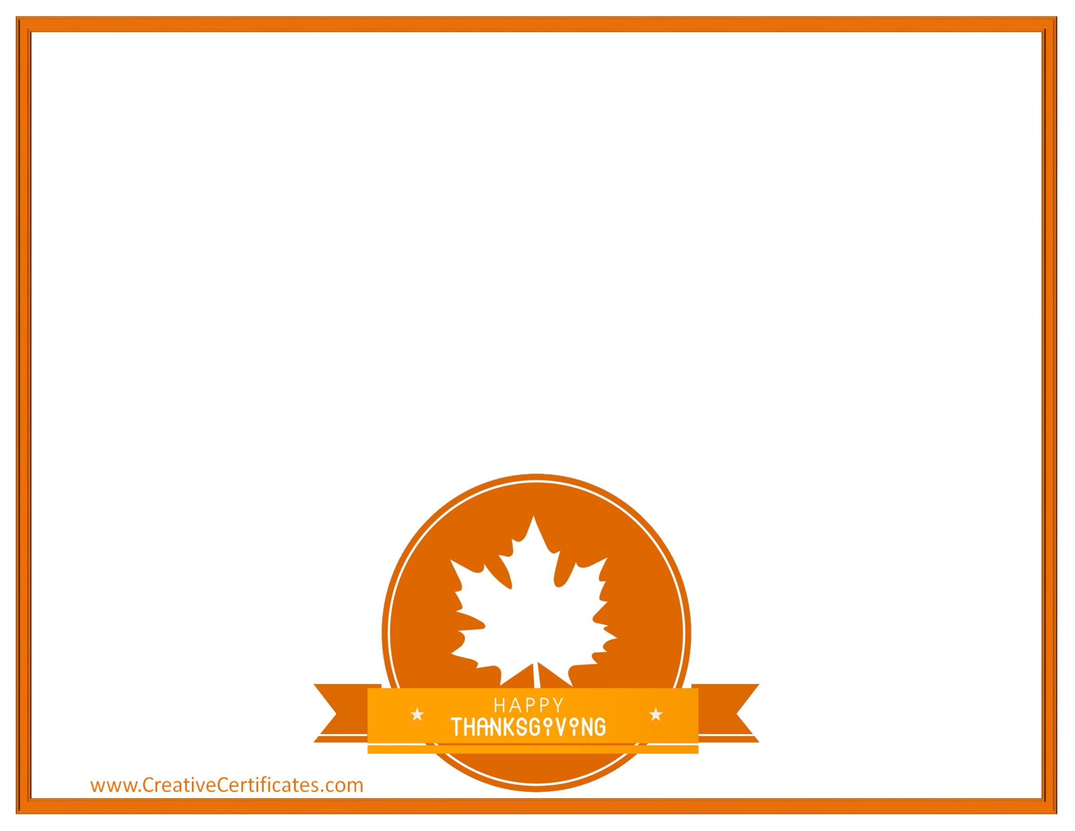 2200x1700 Happy Thanksgiving Border Clip Art