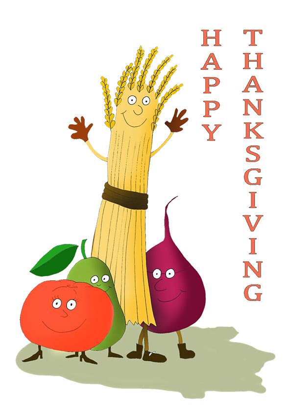 586x827 Happy Thanksgiving Clipart
