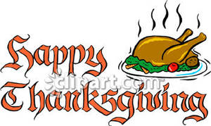 300x179 Happy Thanksgiving Turkey Clipart Clipart Panda