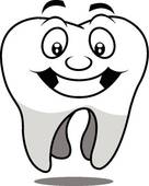 136x170 Clipart Of Happy Tooth K2303134