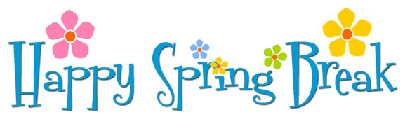 577x167 Spring Vacation Clipart