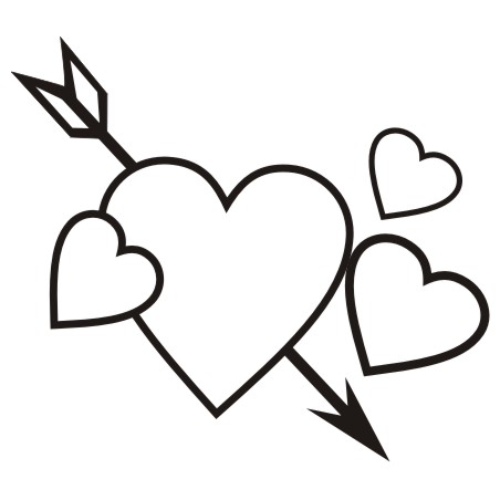 452x452 Image Of Valentine Clipart Black And White