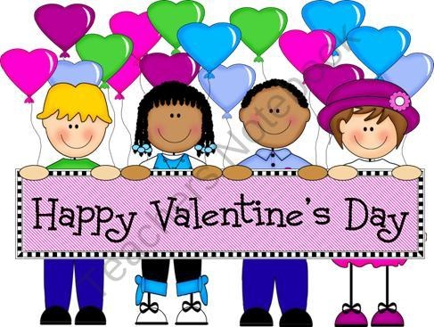 487x367 Free Children's Valentine Clipart