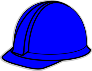 300x231 Blue Hard Hat Clip Art