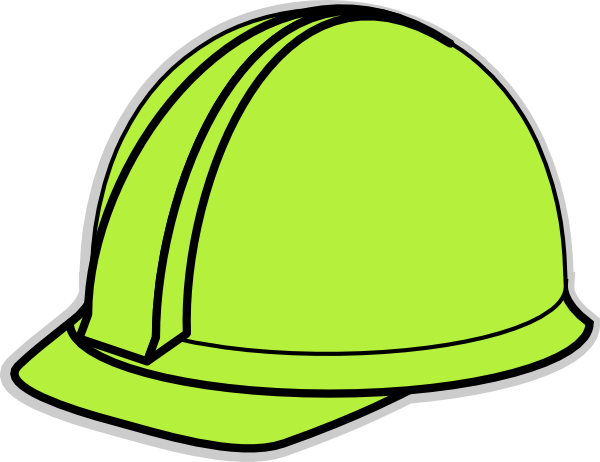 600x462 Green Hard Hat Clip Art