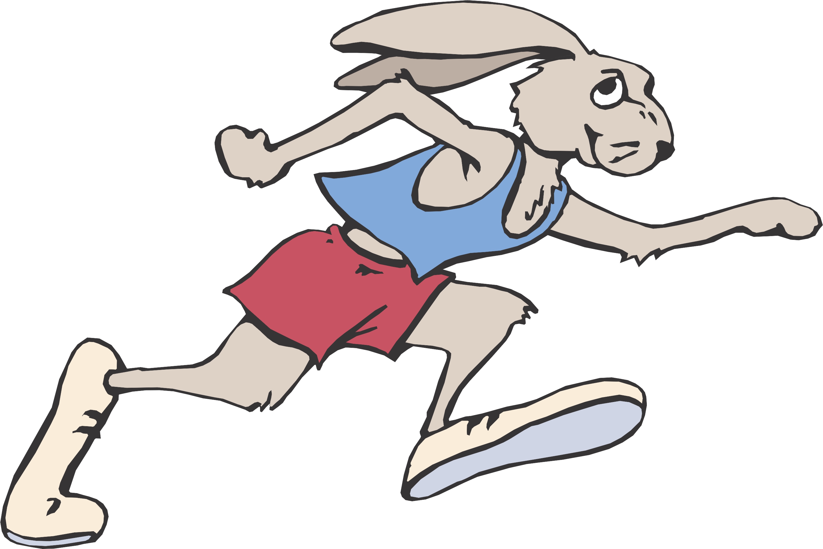 2826x1886 Top 88 Hare Clipart