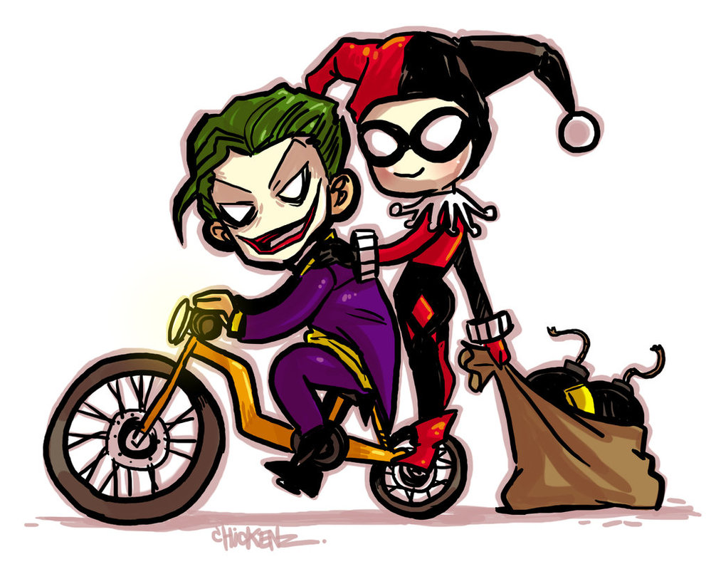 999x799 Joker And Harley By Chickenzpunk