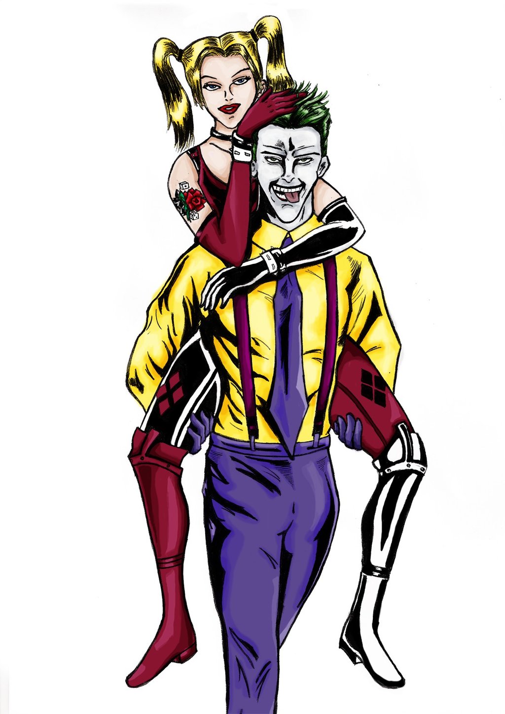 1024x1448 Joker And Harley Clipart