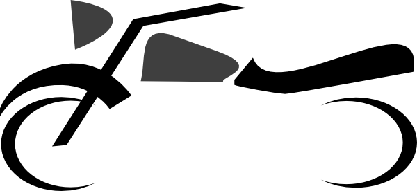 600x276 Motorcycle Clip Art