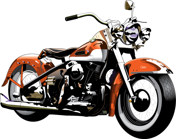 616x487 Harley Davidson Clipart Vector