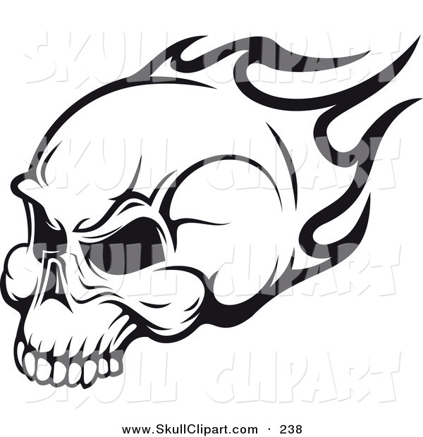 600x620 Skull Clip Art