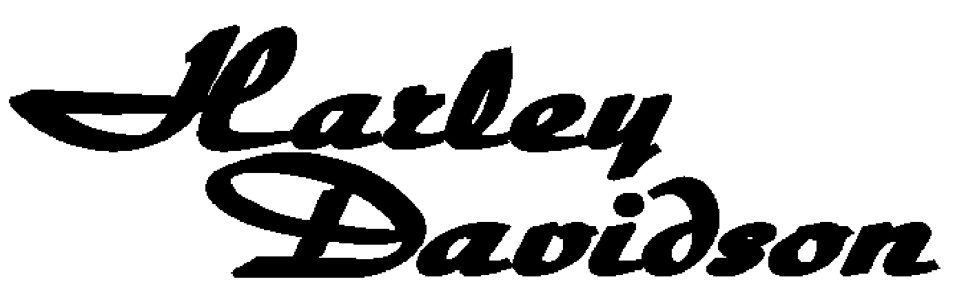 1399x428 Harley Davidson Clipart Outline