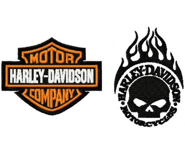 600x500 Davidson Logo Machine Embroidery Design For Instant Download