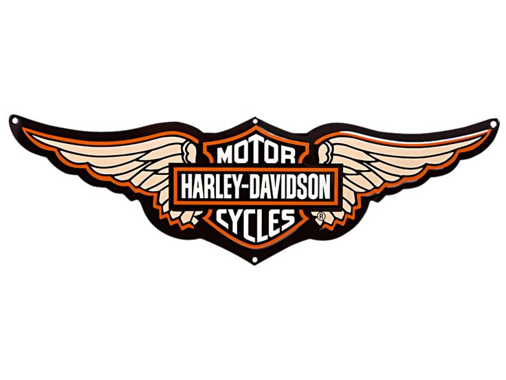 736x552 Harley Davidson Harley Davidson Schild Logo With Wings 99350
