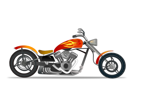 Harley Davidson Motorcycle Clipart